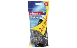 SPUGNA ABRASIVA 3 PEZZI INOX A SPIRALE