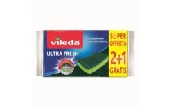 VILEDA SPUGNA CON ABRASIVA 3 PEZZI ULTRA FRESH