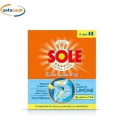 CURA LA LAVATRICE AL LIMONE 6 IN 1 2 FLACONI 250 ML SOLE