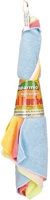 PANNO 5 PZ. FURBETTO IN MICROFIBRA COLORI ASSORTITI