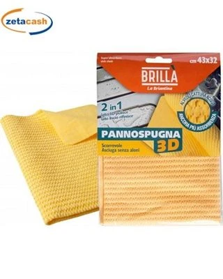 PANNOSPUGNA 3D IN ACETATO DI POLIVINILE AZIONE 2 IN 1 1 PANNOSPUGNA 3D IN ACETATO DI POLIVINILE AZIONE 2 IN 1