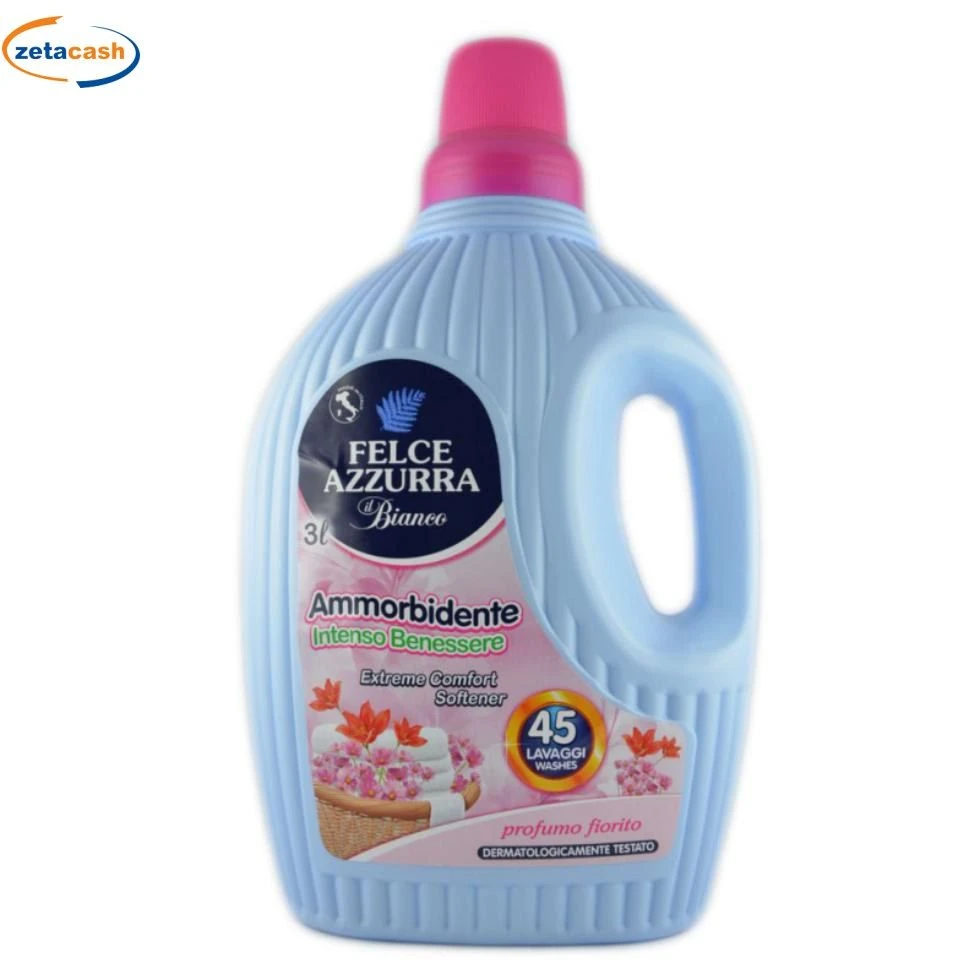 FELCE AZZURRA AMMORBIDENTE 3 LITRI ROSA FIORI DI LOTO 1 FELCE AZZURRA AMMORBIDENTE 3 LITRI ROSA FIORI DI LOTO