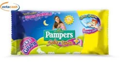 SALVIETTINE PAMPERS SOLE E LUNA 46 PEZZI