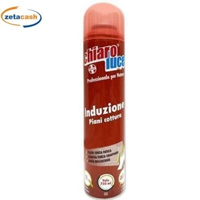 DETERGENTE CHIARO LUCE PULIZIA PIANI COTTURA INDUZIONE 300ML 1 DETERGENTE CHIARO LUCE PULIZIA PIANI COTTURA INDUZIONE 300ML