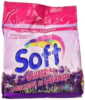 DETERSIVO SOFT IN POLVERE 22 LAVAGGI LAVANDA 1100 GR 1 DETERSIVO SOFT IN POLVERE 22 LAVAGGI LAVANDA 1100 GR