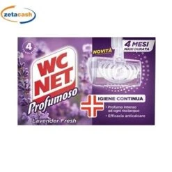 WC NET TAVOLETTA LAVANDA 4 PEZZI