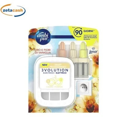 AMBIPUR 3 VOLUTION LENOR ORO E FIORI VANIGLIA 20ML 90 GIORNI 1 AMBIPUR 3 VOLUTION LENOR ORO E FIORI VANIGLIA 20ML 90 GIORNI
