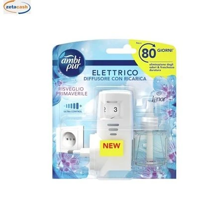 AMBIPUR DIFFUSORE ELETTRICO CON RICARICA RISVEGLIO PRIMAVERI 1 AMBIPUR DIFFUSORE ELETTRICO CON RICARICA RISVEGLIO PRIMAVERI