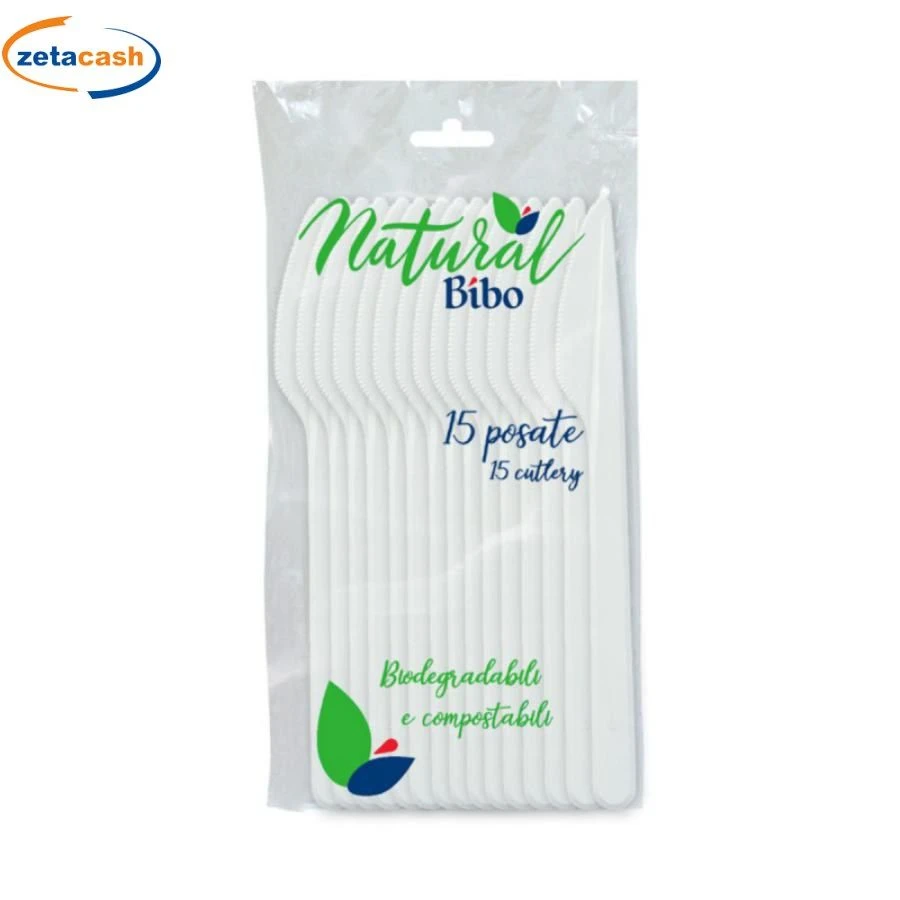 COLTELLI BIODEGRADABILI 15 PEZZI 1 COLTELLI BIODEGRADABILI 15 PEZZI