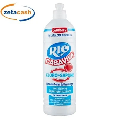 RIO CASAVIVA DETERGENTE CLORO E SAPONE 750 ML 1 RIO CASAVIVA DETERGENTE CLORO E SAPONE 750 ML