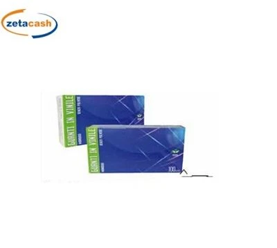 GUANTI IN VINILE SENZA POLVERE TG L 100 PEZZI 1 GUANTI IN VINILE SENZA POLVERE TG L 100 PEZZI