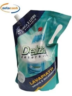 ECORICARICA DETERSIVO PIATTI DELIZIA MENTA E BICARBONATO 2L