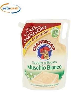 CHANTECLAR SAPONE BUCATO RICARICA MUSCHIO BIANCO 1250ML 1 CHANTECLAR SAPONE BUCATO RICARICA MUSCHIO BIANCO 1250ML