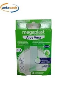 CEROTTI 10 PEZZI IN STRISCE 10X6 CM MEGAPLAST ALOE VERA