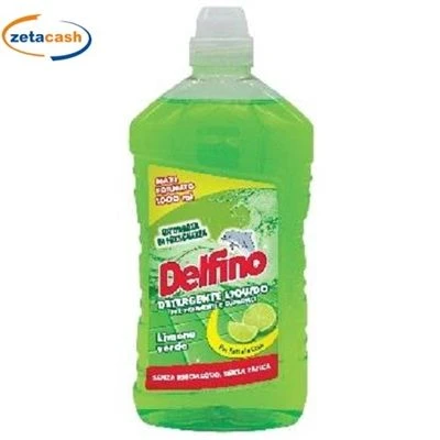 DETERSIVO LAVAPAVIMENTI LIMONE VERDE 1 LT DELFINO 1 DETERSIVO LAVAPAVIMENTI LIMONE VERDE 1 LT DELFINO
