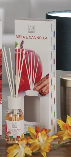 PROFUMATORE 125 ML CON MIDOLLINI MELA E CANNELLA