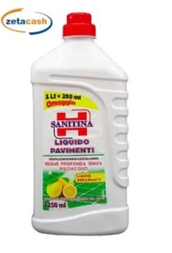 SANITINA LIQUIDO PAVIMENTI LIMONE 1250 ML