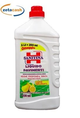 SANITINA LIQUIDO PAVIMENTI LIMONE 1250 ML 1 SANITINA LIQUIDO PAVIMENTI LIMONE 1250 ML