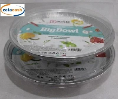 VASCHETTA TONDA IN ALLUMINIO CON COPERCHIO TRASPARENTE 1 VASCHETTA TONDA IN ALLUMINIO CON COPERCHIO TRASPARENTE