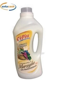 DETERSIVO AL PROFUMO DI MARSIGLIA CON AMMORBIDENTE 2 LITRI