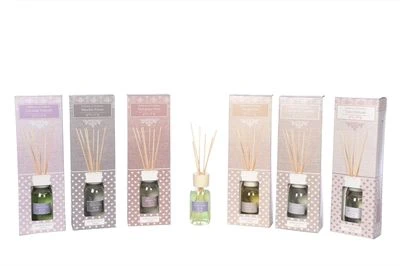 DIFFUSORE DI FRAGRANZA CON BASTONCINI IN COTONE 125 ML 1 DIFFUSORE DI FRAGRANZA CON BASTONCINI IN COTONE 125 ML