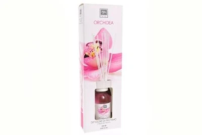 DIFFUSORE DI ESSENZA ORCHIDEA CON BACCHETTI 125 ML 1 DIFFUSORE DI ESSENZA ORCHIDEA CON BACCHETTI 125 ML