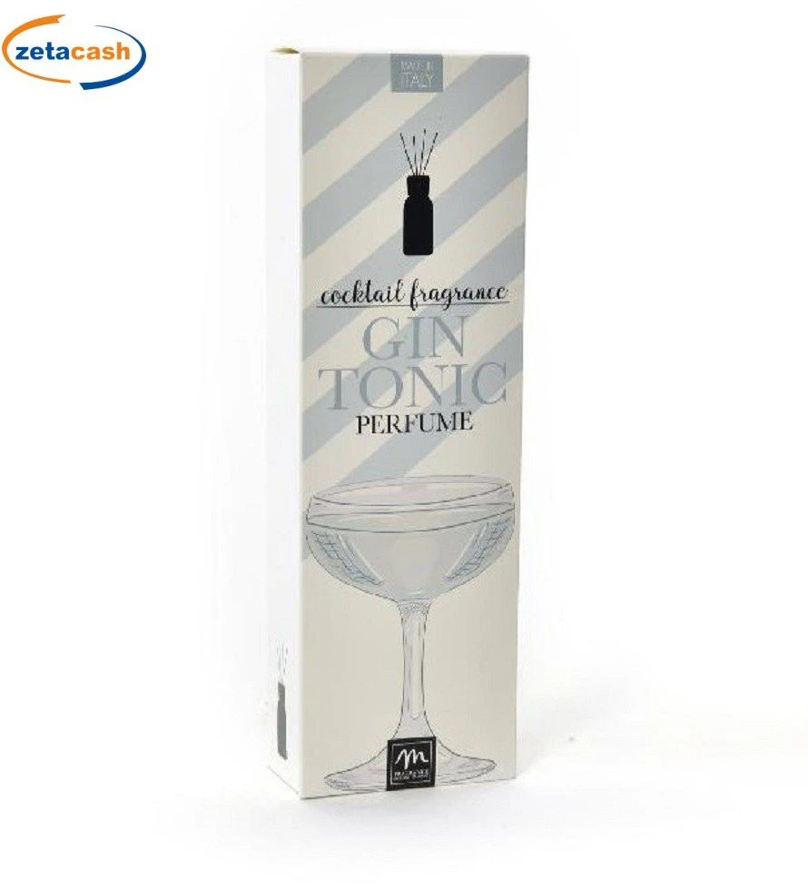 DIFFUSORE DI ESSENZA CON BACCHETTI 125 ML GIN TONIC 1 DIFFUSORE DI ESSENZA CON BACCHETTI 125 ML GIN TONIC