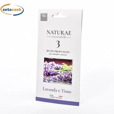 BUSTE PROFUMATE LAVANDA E TIMO 3 PZ 1 BUSTE PROFUMATE LAVANDA E TIMO 3 PZ