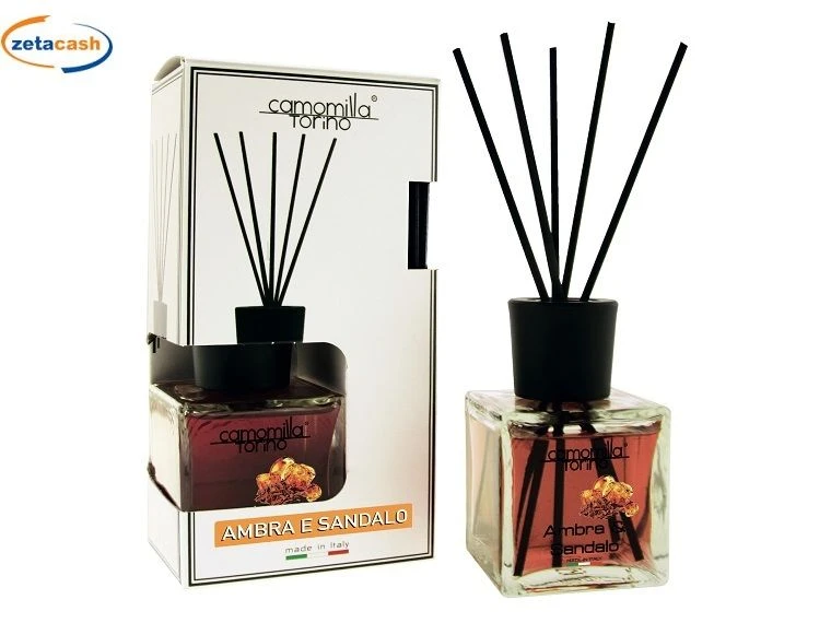 DIFFUSORE PER AMBIENTE CUBO AMBRA E SANDALO 200 ML 1 DIFFUSORE PER AMBIENTE CUBO AMBRA E SANDALO 200 ML