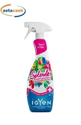 IGYEN SPLENDEO SPRAY PROF IGIENIZZANTE BOUQUET FIORI 750ML 1 IGYEN SPLENDEO SPRAY PROF IGIENIZZANTE BOUQUET FIORI 750ML