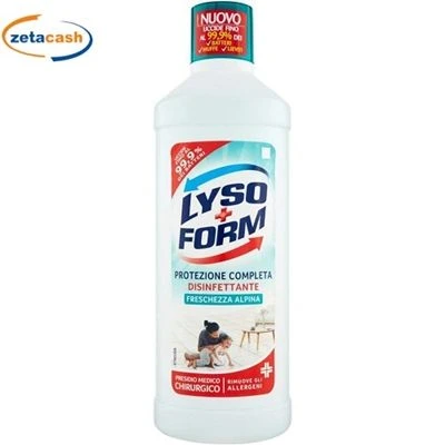 LYSOFORM DISINFETTANTE FRESCHEZZA ALPINA 1250 ML 1 LYSOFORM DISINFETTANTE FRESCHEZZA ALPINA 1250 ML