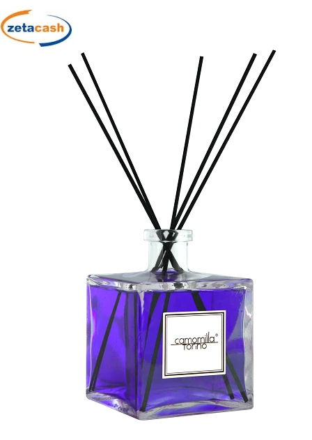 DIFFUSORE AMBIENTE CUBO ML.500 VIOLETTA E TALCO 1 DIFFUSORE AMBIENTE CUBO ML.500 VIOLETTA E TALCO